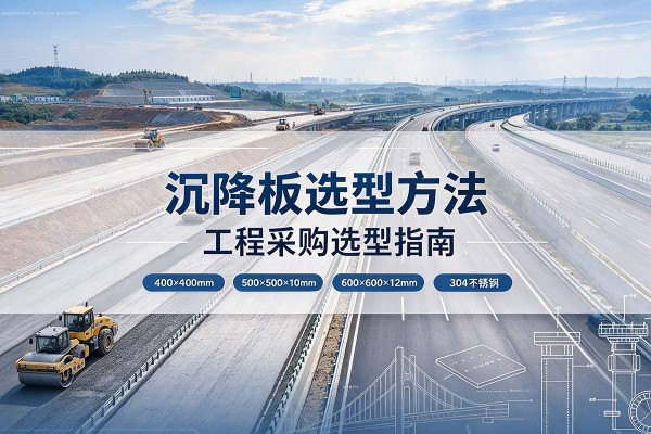 龙口沉降板选择方法