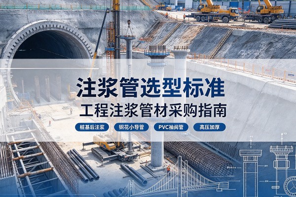 龙口注浆管选型标准