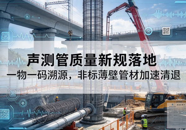 龙口声测管质量新规落地，一物一码溯源，非标薄壁管材加速清退