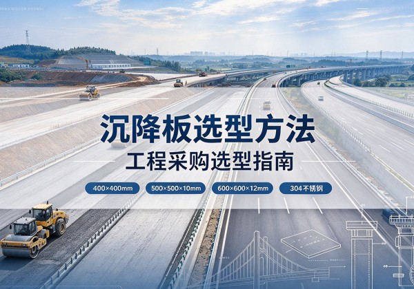 龙口沉降板选择方法