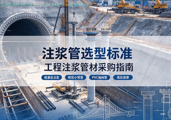 龙口注浆管选型标准